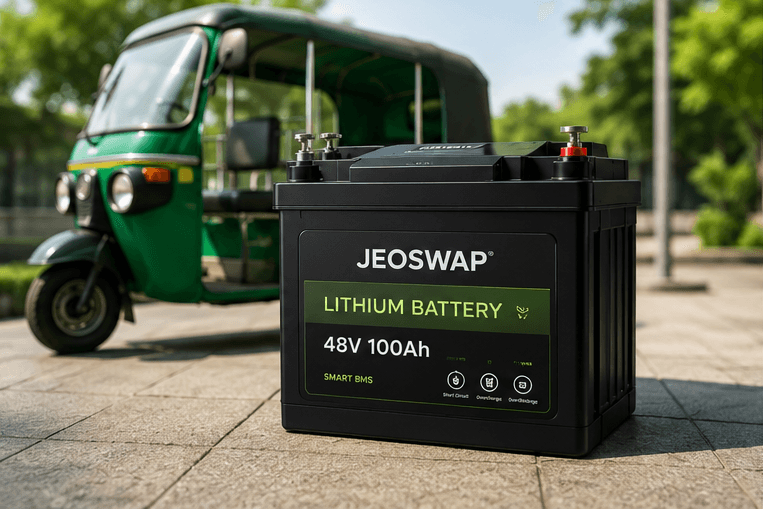 E-Rickshaw Lithium Battery